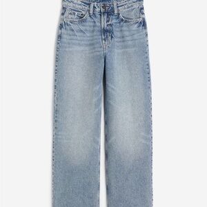 H&M  WOMAN WIDE ULTRA HIGH JEANS SIZE 18 NEW WITH TAGS